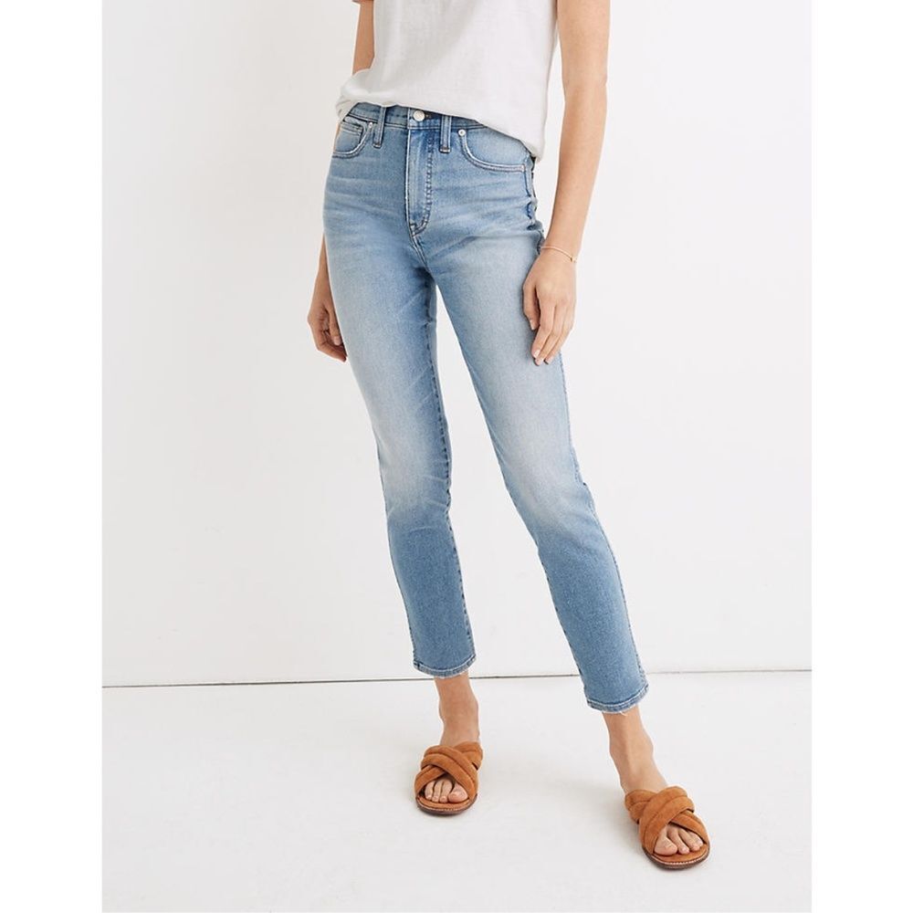 ❤️ Madewell 10" High-Rise Skinny Crop Jeans in Horne Wash - Size 24